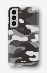 Samsung Galaxy S22 Tough Case – Grey Camo - View 1