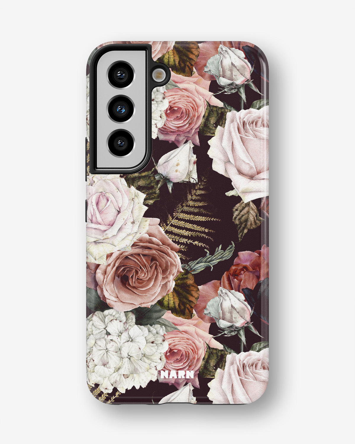Samsung Galaxy S22 Tough Case – Midnight Roses - View 1