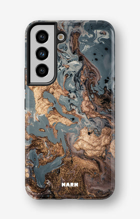 Samsung Galaxy S22 Tough Case – Molten Gold - View 1