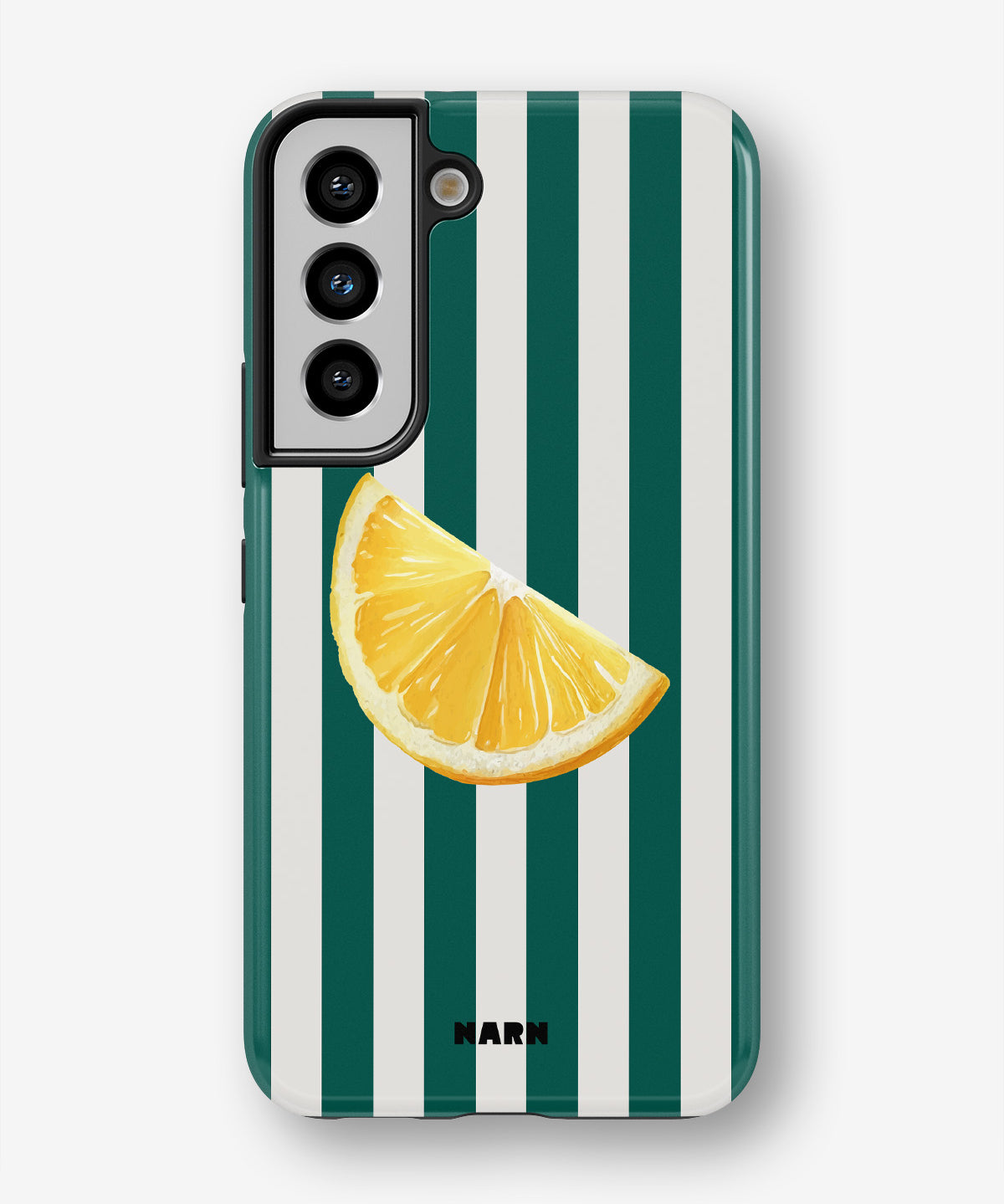 Samsung Galaxy S22 Tough Case – Lemon Stripes - View 1