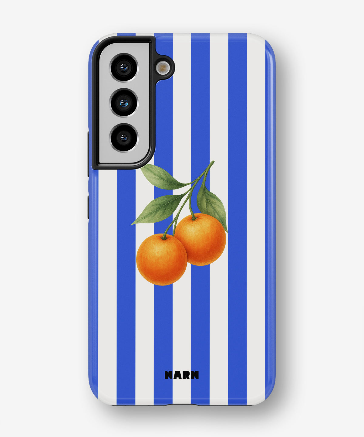Samsung Galaxy S22 Tough Case – Orange Stripes - View 1