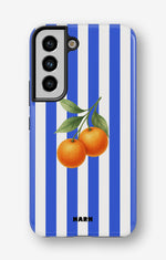 Samsung Galaxy S22 Tough Case – Orange Stripes - View 1