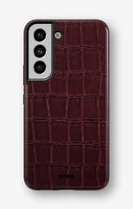 Samsung Galaxy S22 Tough Case – Rouge Croc - View 1
