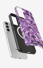 Samsung Galaxy S22 Tough Case – Lavender Crystals - View 2