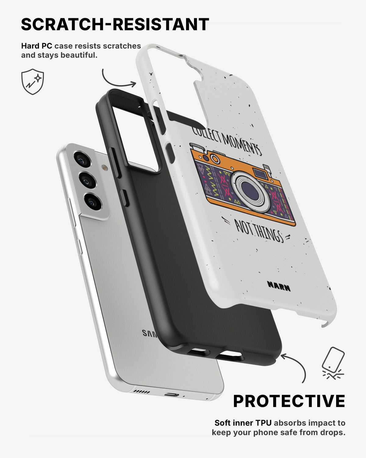 Samsung Galaxy S22 Tough Case – Collect Moments - View 2