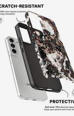 Samsung Galaxy S22 Tough Case – Marble Brown - View 2