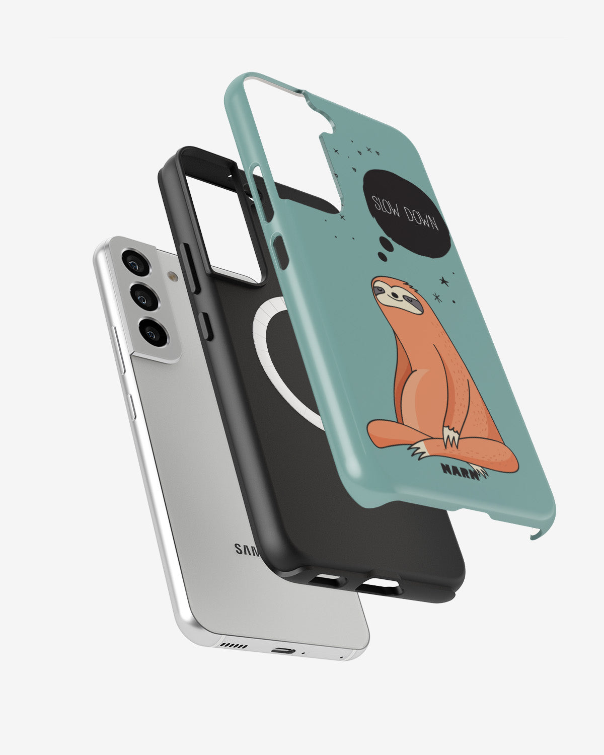 Samsung Galaxy S22 Tough Case – Slow Down Sloth - View 2