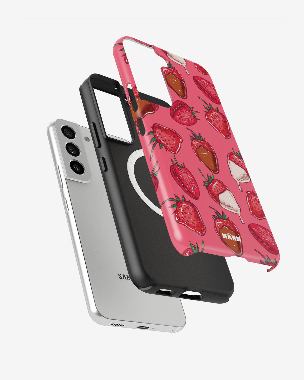 Samsung Galaxy S22 Tough Case – Strawberry Chocolate - View 2