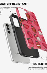 Samsung Galaxy S22 Tough Case – Strawberry Chocolate - View 2