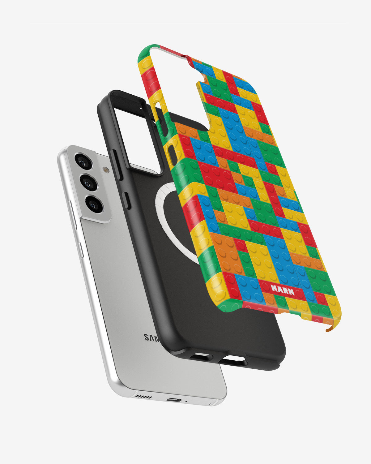 Samsung Galaxy S22 Tough Case – Building Bricks - View 2