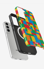 Samsung Galaxy S22 Tough Case – Building Bricks - View 2