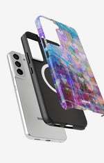 Samsung Galaxy S22 Tough Case – Purple Hearts - View 2