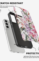 Samsung Galaxy S22 Tough Case – Watercolor Flowers - View 2