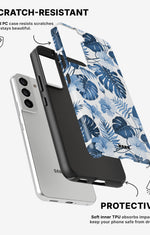 Samsung Galaxy S22 Tough Case – Blue Tropics - View 2