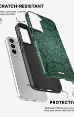 Samsung Galaxy S22 Tough Case – Retro Forest - View 2