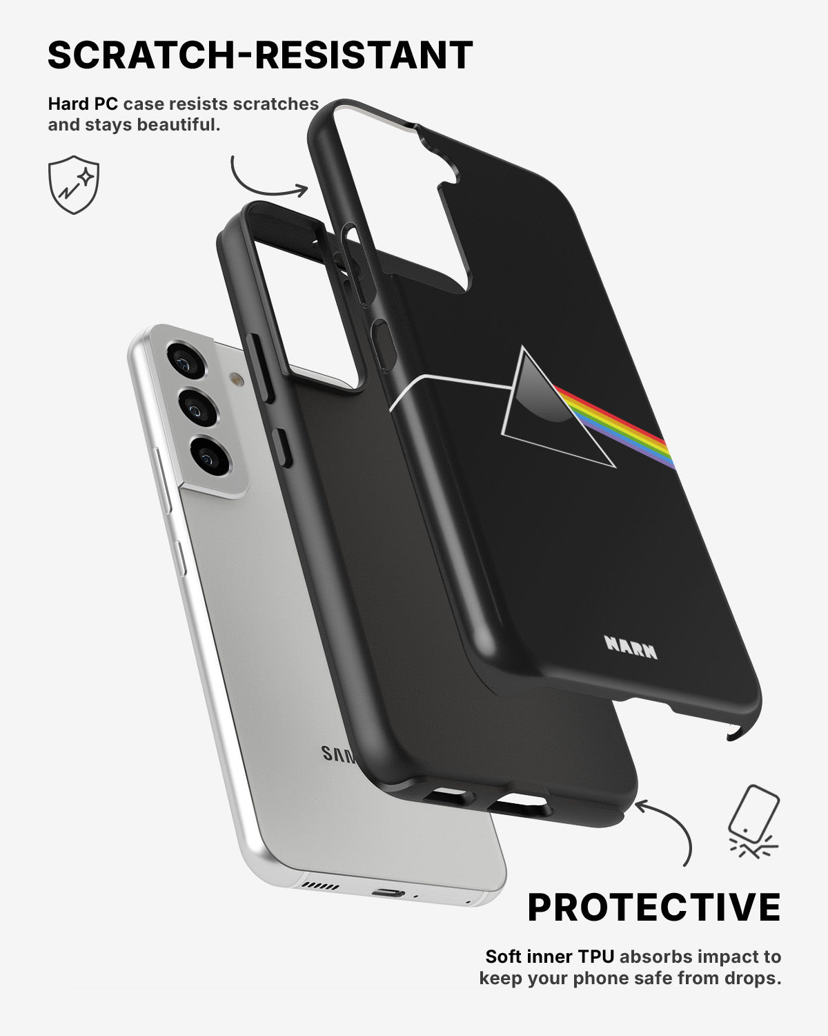 Samsung Galaxy S22 Tough Case – Dark Side - View 2