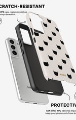 Samsung Galaxy S22 Tough Case – Kitty Dots - View 2