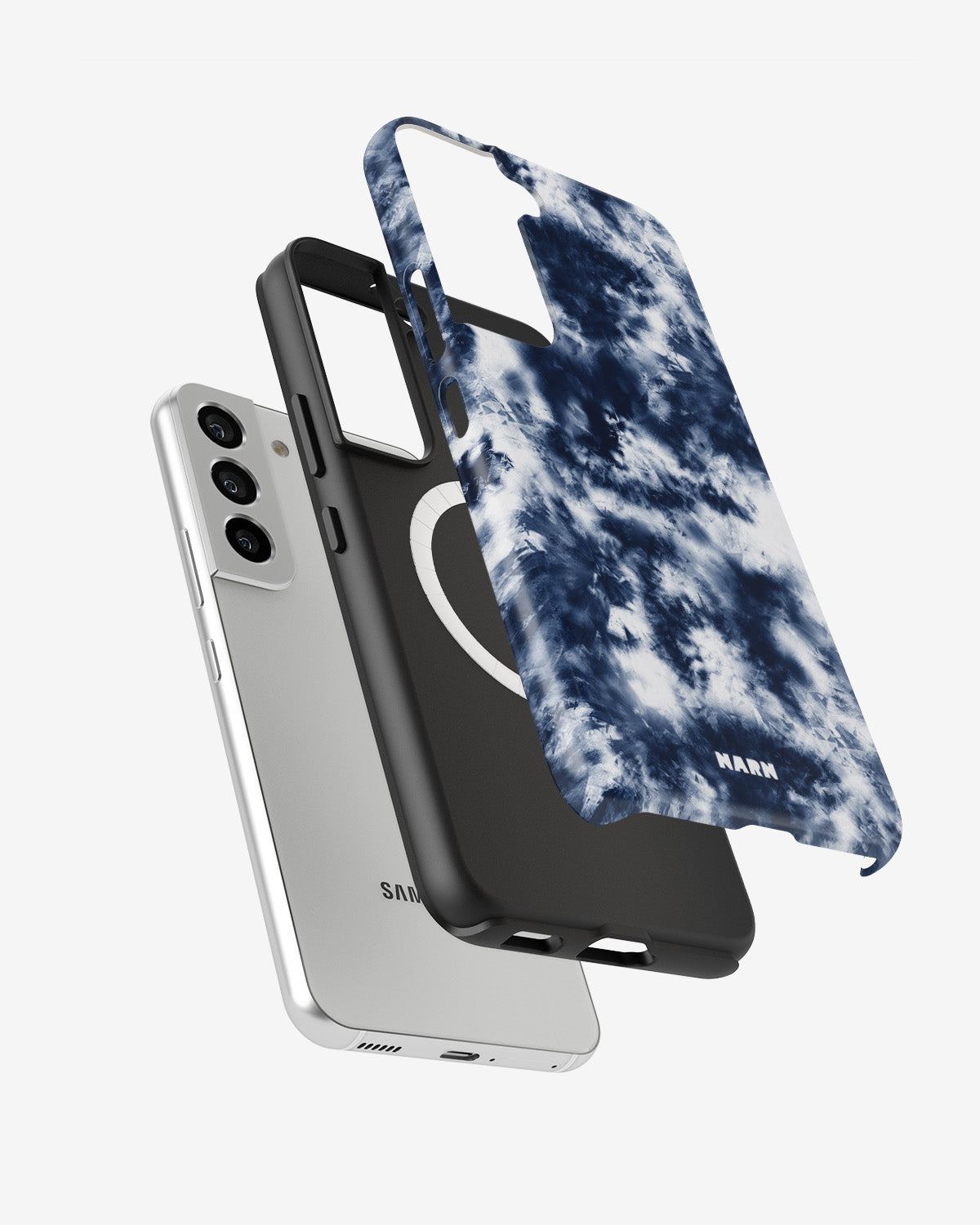 Samsung Galaxy S22 Tough Case – Tie Dye Blue - View 2