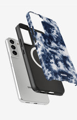 Samsung Galaxy S22 Tough Case – Tie Dye Blue - View 2