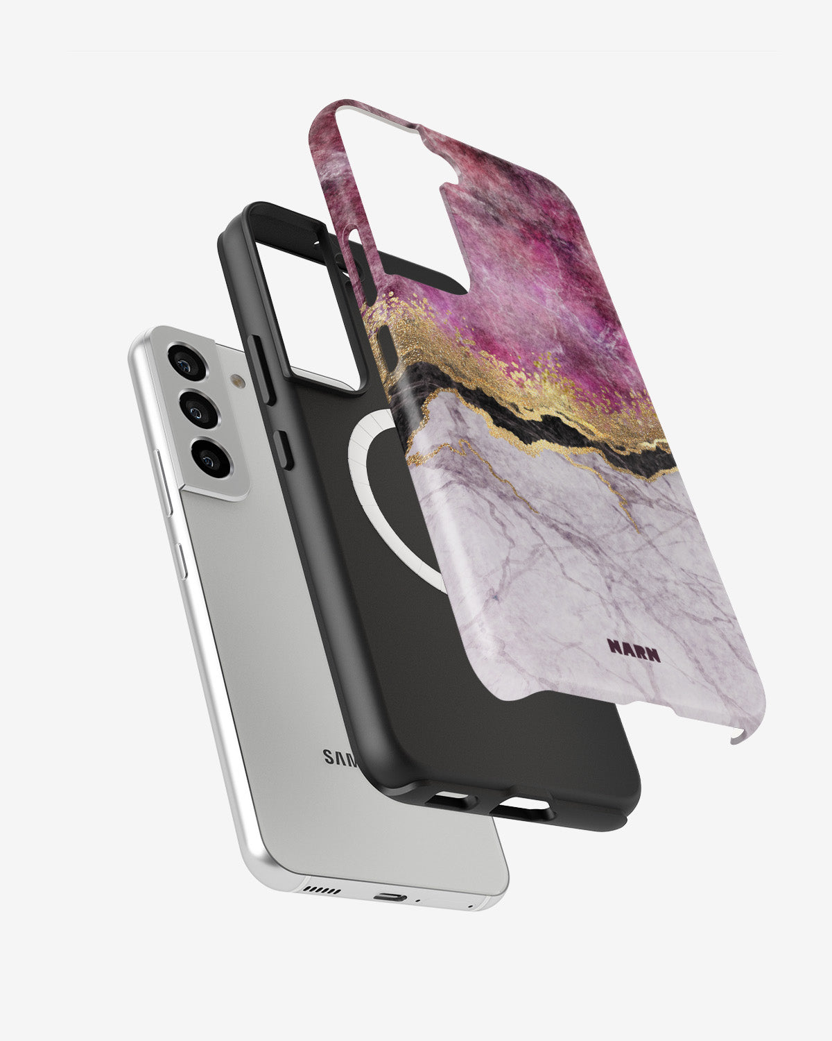 Samsung Galaxy S22 Tough Case – Pink Dream - View 2