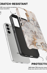 Samsung Galaxy S22 Tough Case – Icy Caramel - View 2