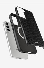 Samsung Galaxy S22 Tough Case – Black Snake - View 2