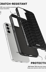 Samsung Galaxy S22 Tough Case – Black Snake - View 2