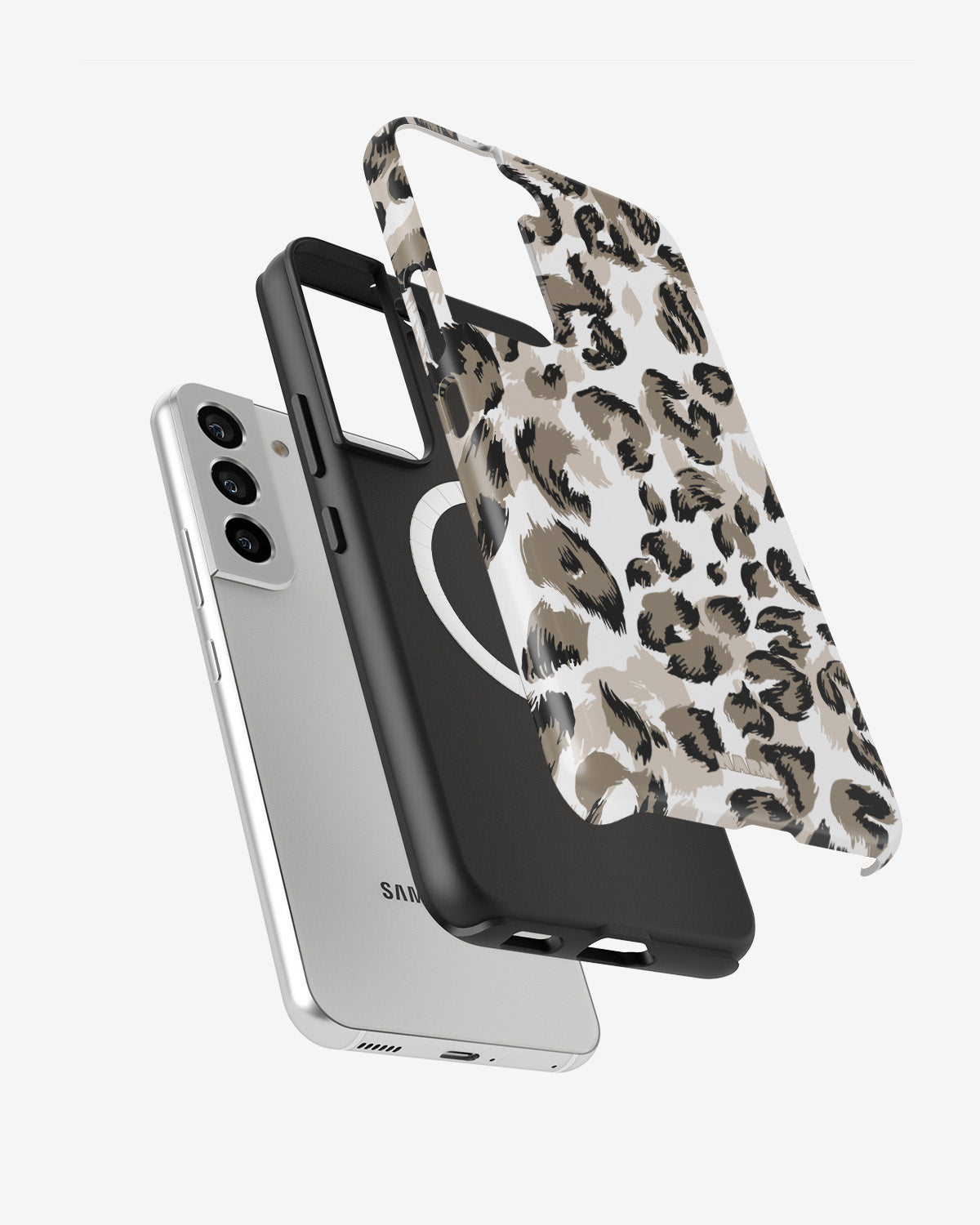 Samsung Galaxy S22 Tough Case – Snow Leopard - View 2