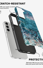 Samsung Galaxy S22 Tough Case – Icy Marble - View 2