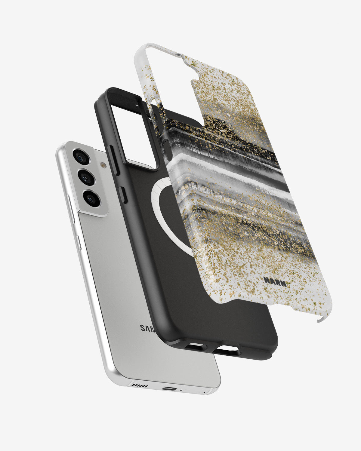Samsung Galaxy S22 Tough Case – Sparkly Tie Dye - View 2