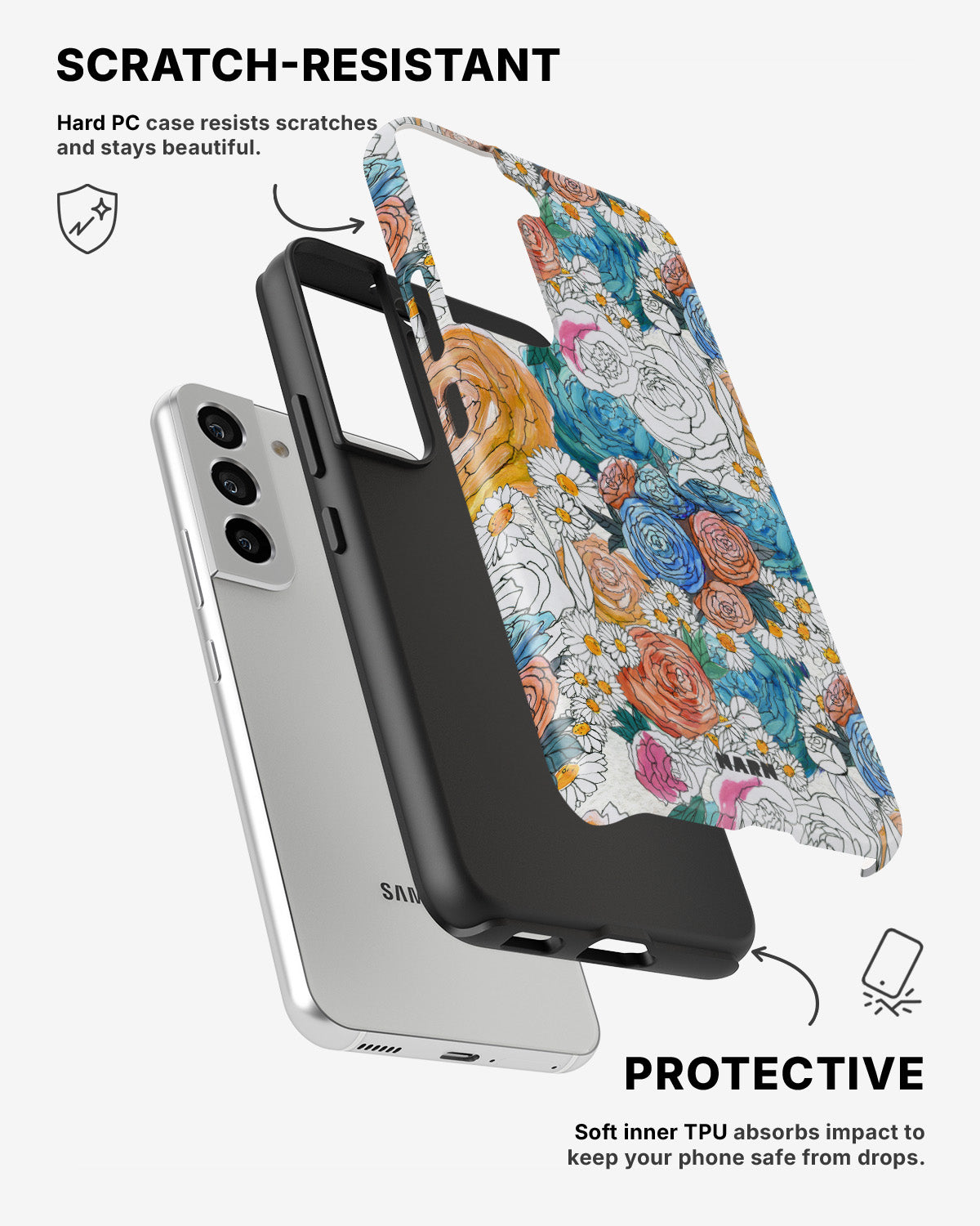 Samsung Galaxy S22 Tough Case – Midsommer - View 2