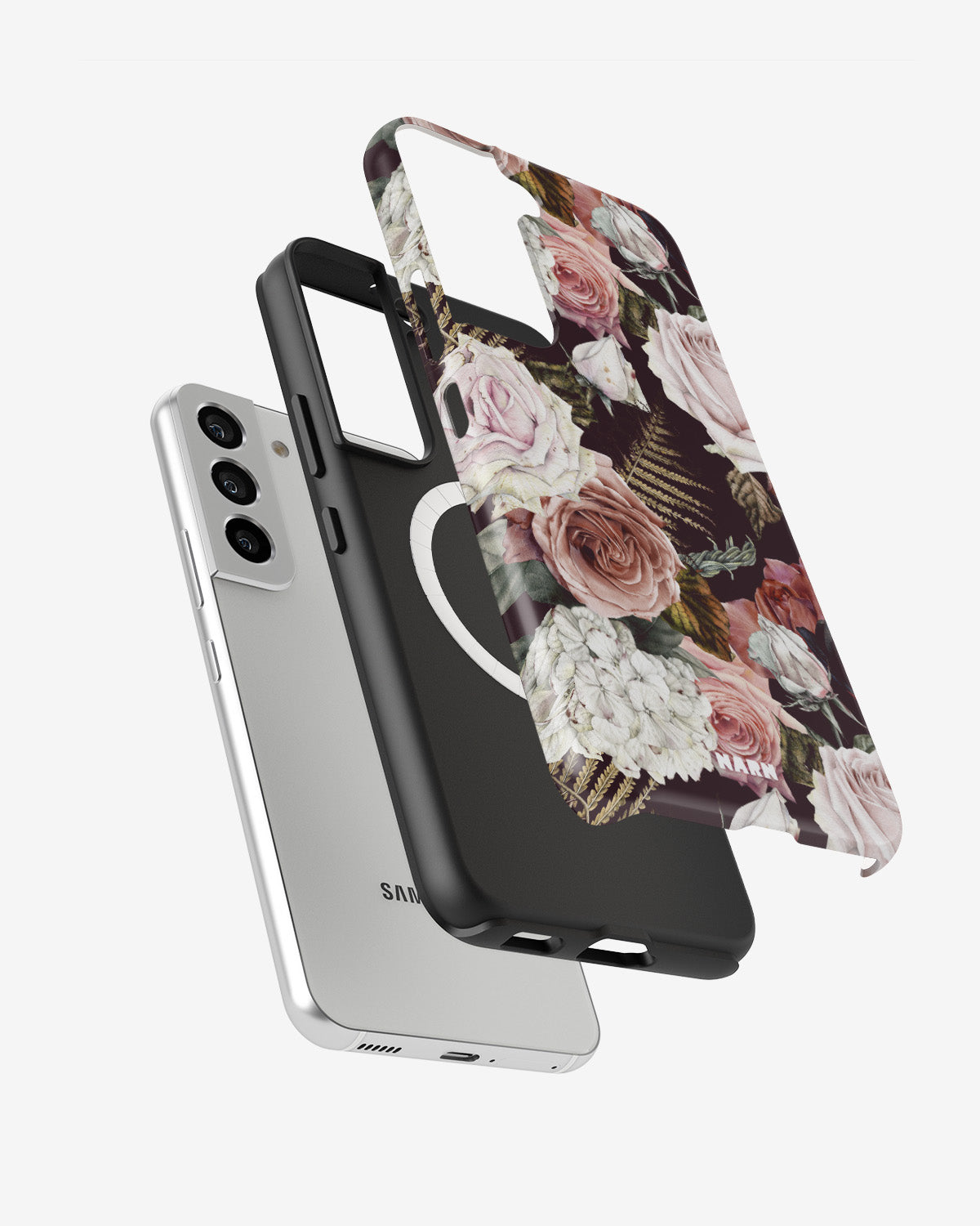 Samsung Galaxy S22 Tough Case – Midnight Roses - View 2