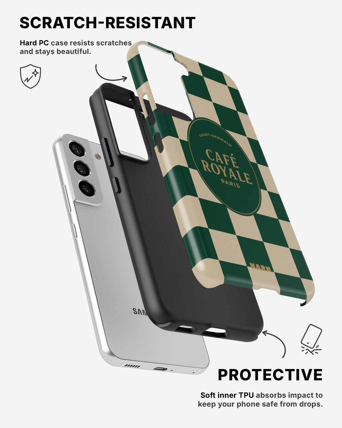 Samsung Galaxy S22 Tough Case – Cafe Royale - View 2