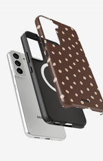 Samsung Galaxy S22 Tough Case – Choco Dots - View 2