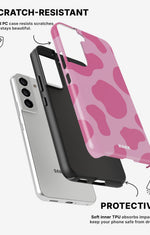 Samsung Galaxy S22 Tough Case – Pink Moo - View 2