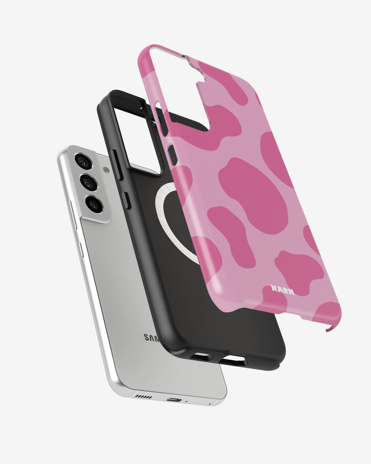 Samsung Galaxy S22 Tough Case – Pink Moo - View 2