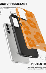 Samsung Galaxy S22 Tough Case – Sunset Bloom - View 2