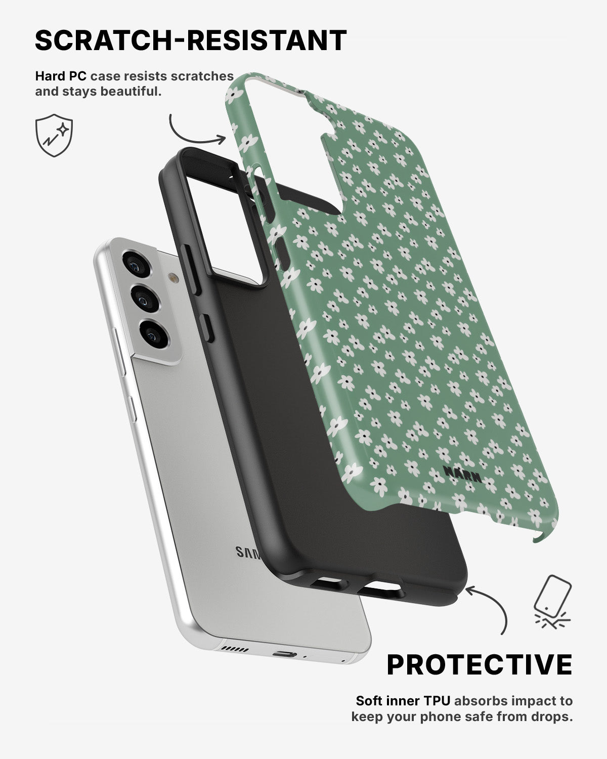 Samsung Galaxy S22 Tough Case – Meadow - View 2