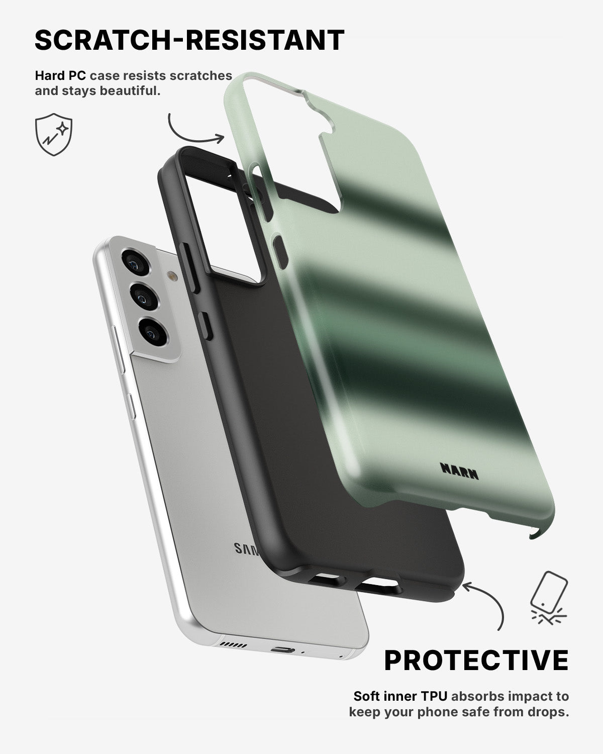 Samsung Galaxy S22 Tough Case – Mint - View 2