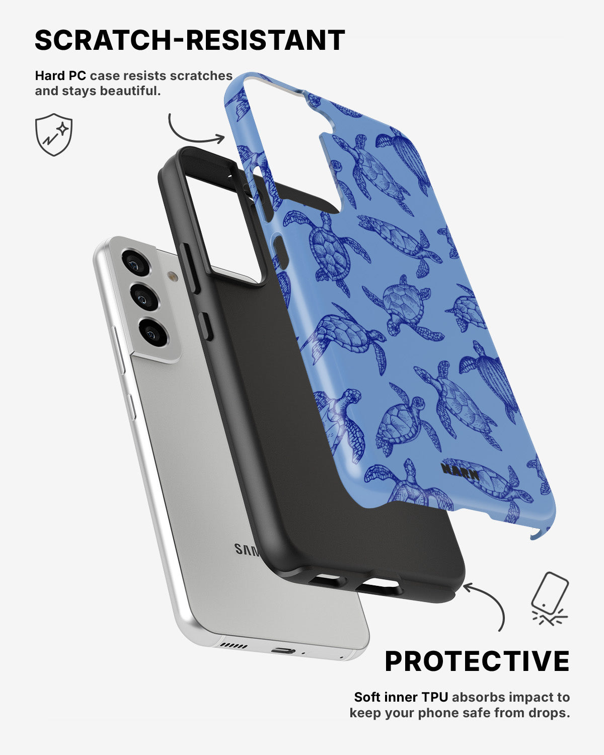 Samsung Galaxy S22 Tough Case – Turtle Bay - View 2