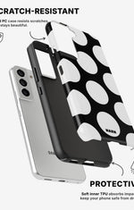Samsung Galaxy S22 Tough Case – Bold Dots - View 2