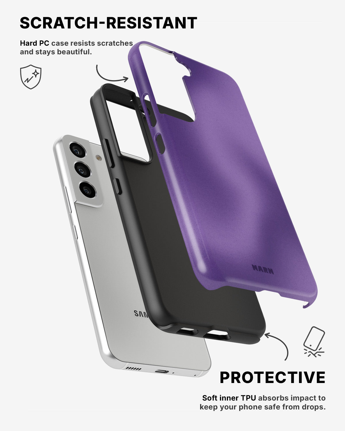 Samsung Galaxy S22 Tough Case – Violetta - View 2