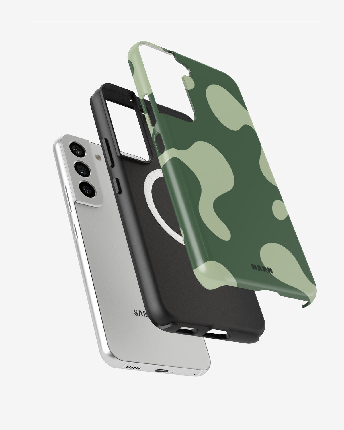 Samsung Galaxy S22 Tough Case – Green Blend - View 2