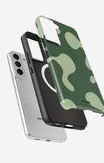 Samsung Galaxy S22 Tough Case – Green Blend - View 2