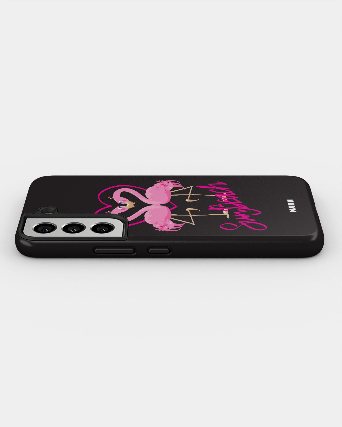 Samsung Galaxy S22 Tough Case – Beach Flamingo - View 3