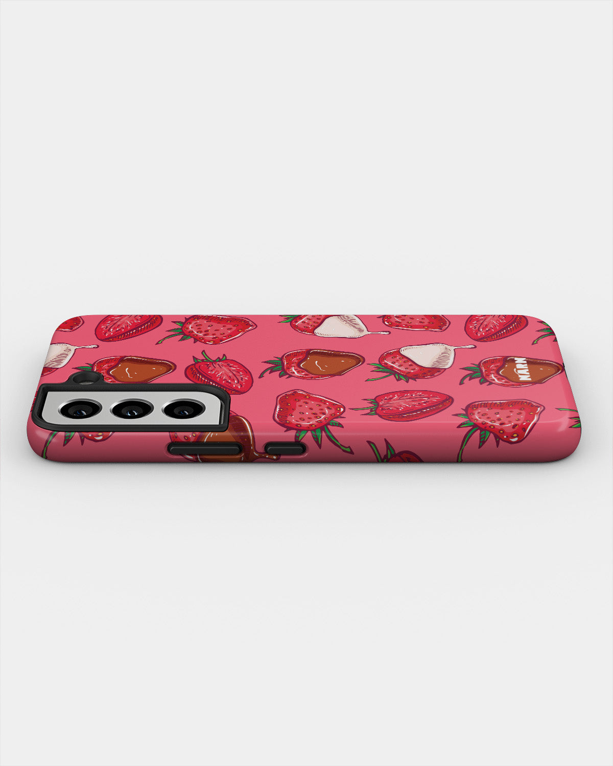 Samsung Galaxy S22 Tough Case – Strawberry Chocolate - View 3