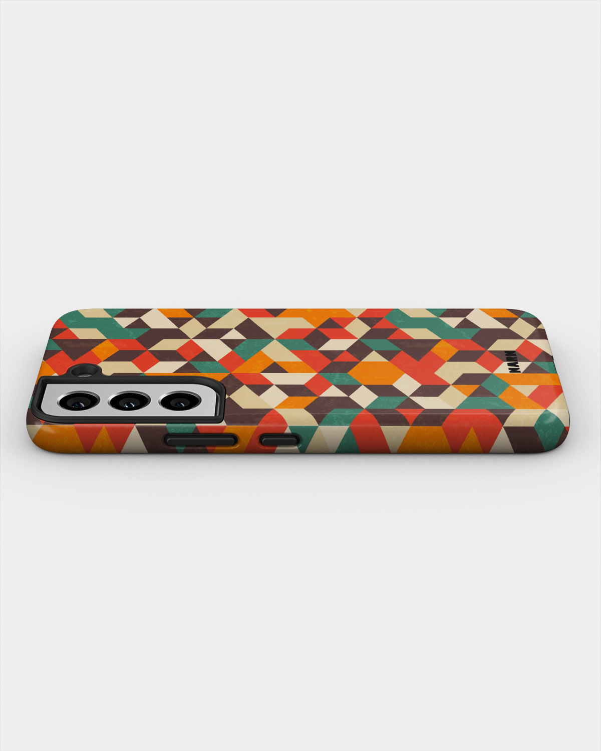 Samsung Galaxy S22 Tough Case – Retro Geometric - View 3