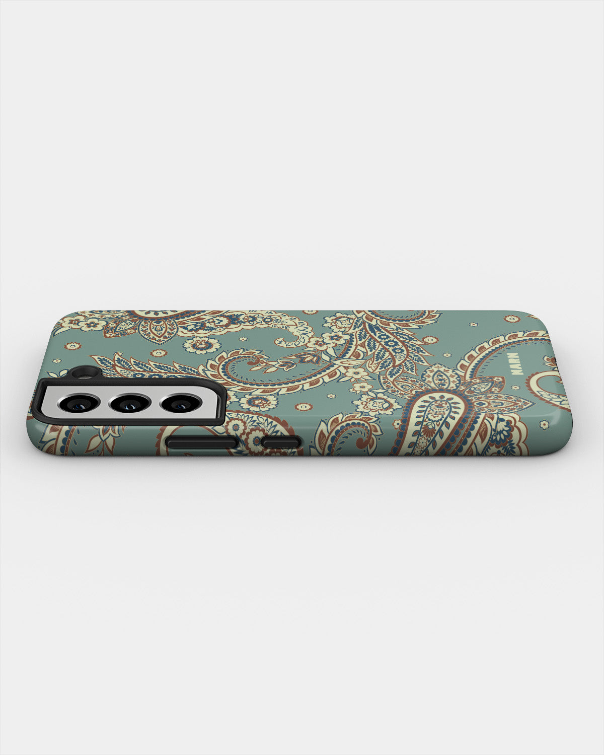 Samsung Galaxy S22 Tough Case – Paisley Green - View 3