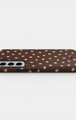 Samsung Galaxy S22 Tough Case – Choco Dots - View 3