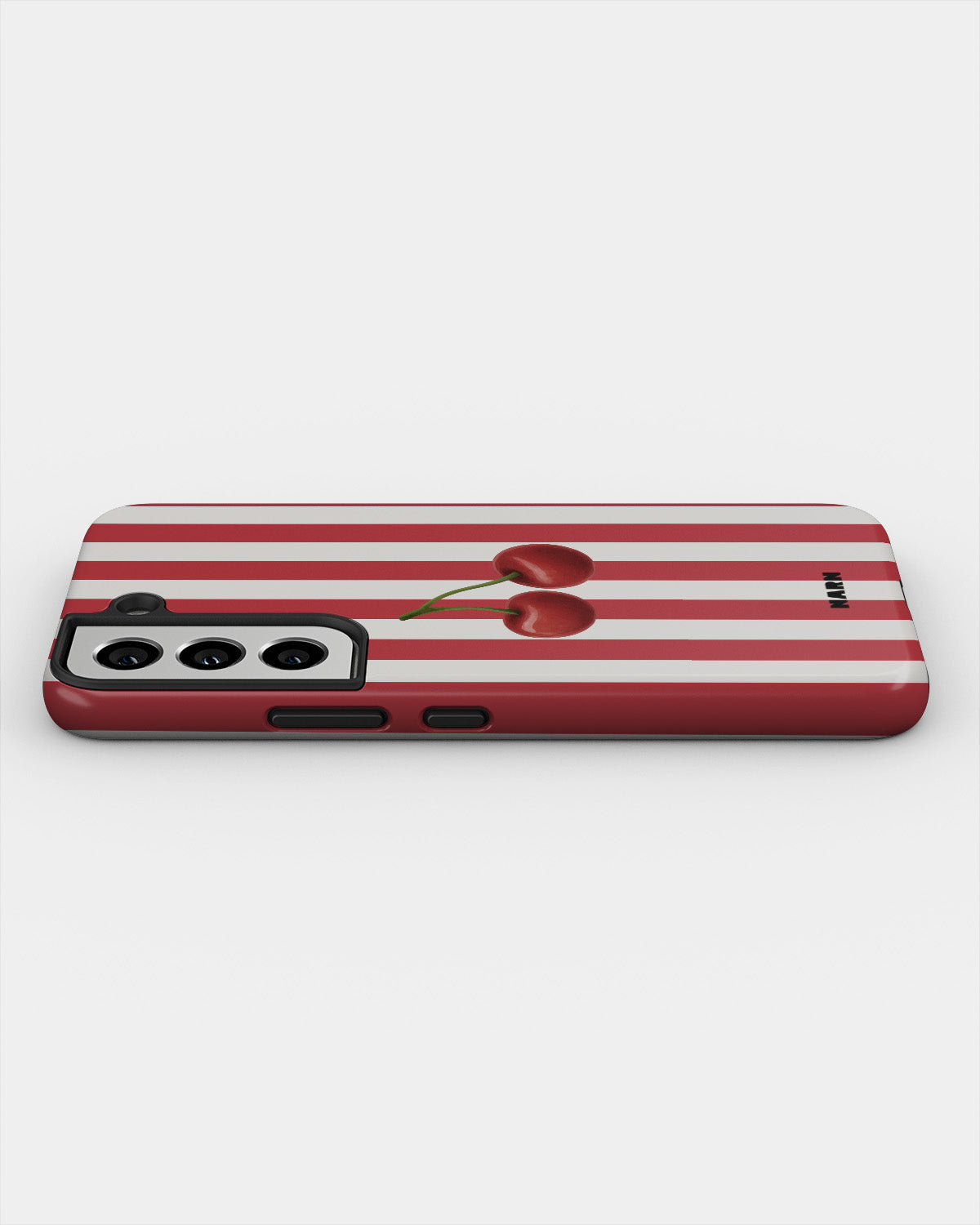 Samsung Galaxy S22 Tough Case – Cherry Stripes - View 3
